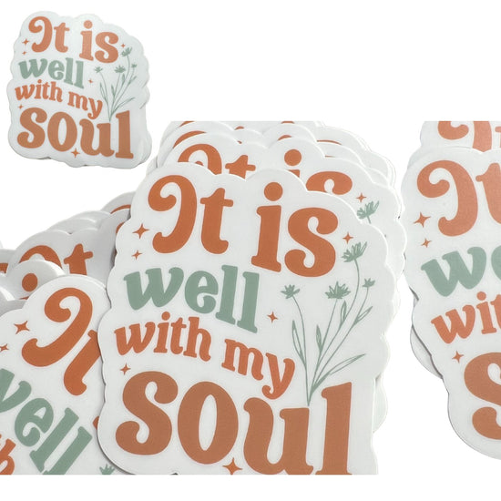 It is Well with my Soul Sticker - Thistleberry Brand Boutique