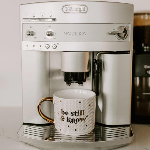 Be Still and Know Gold Tile Coffee Mug - Thistleberry Brand Boutique