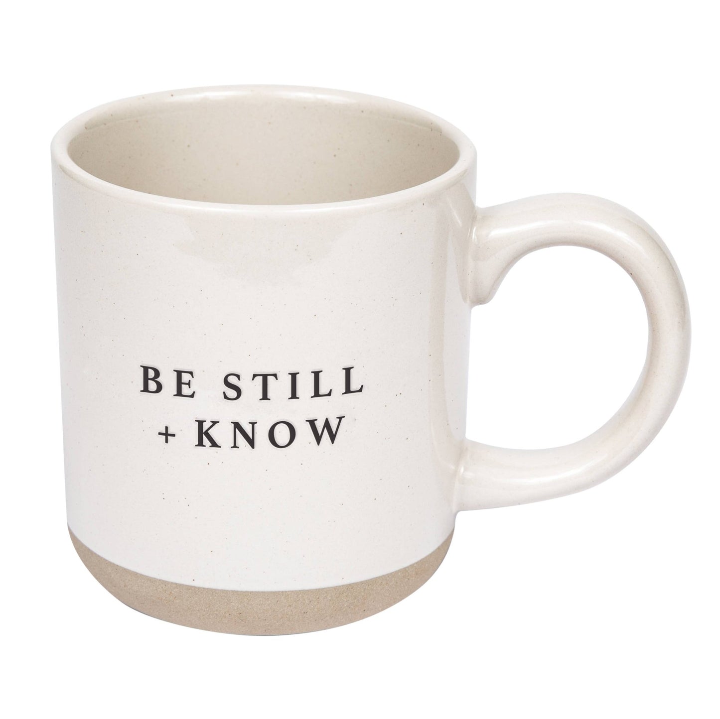Be Still and Know Stoneware Coffee Mug - Thistleberry Brand Boutique
