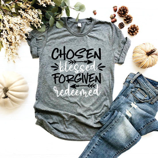 Chosen Blessed Forgiven Redeemed - Thistleberry Brand Boutique