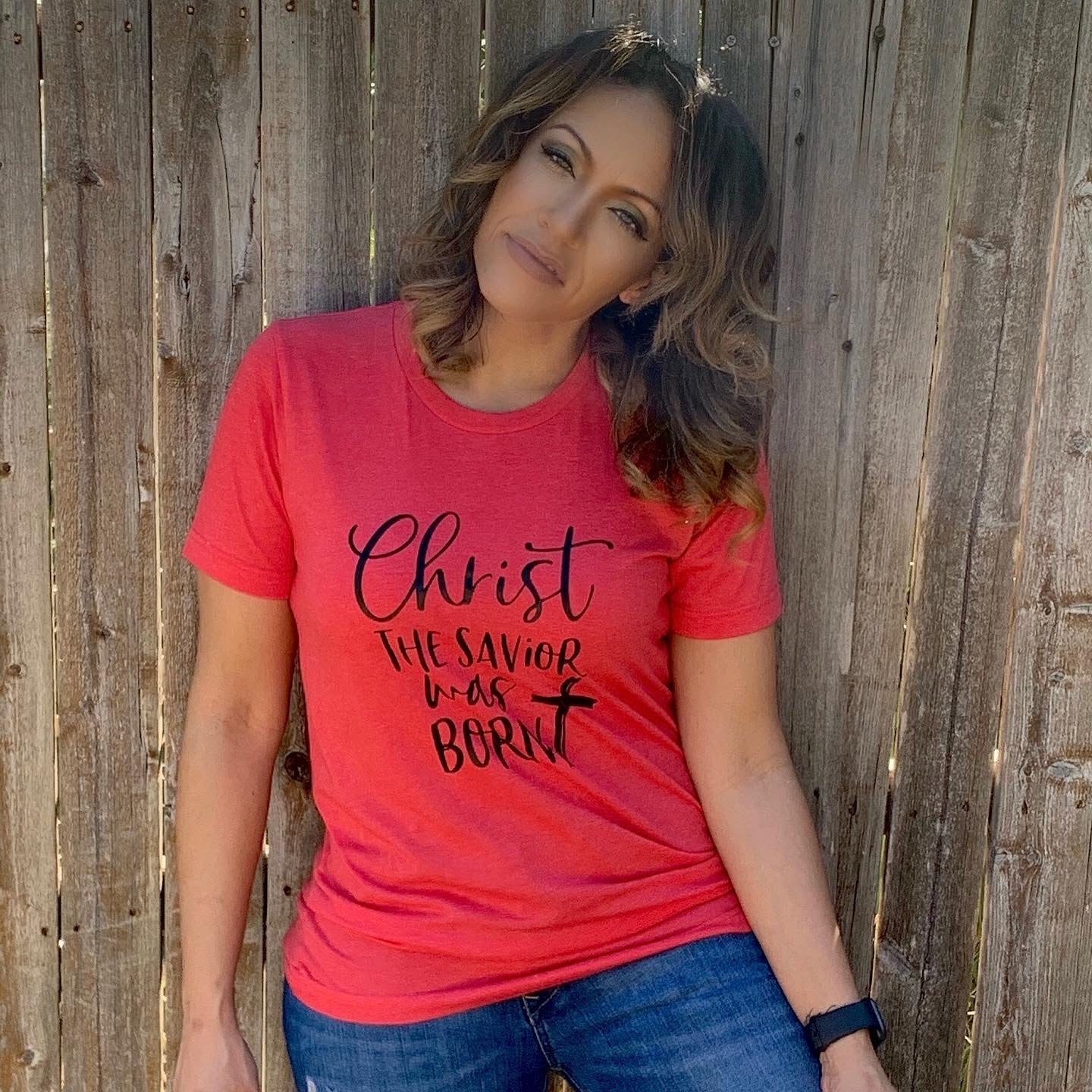 Christ The Savior is Born Tee - Thistleberry Brand Boutique