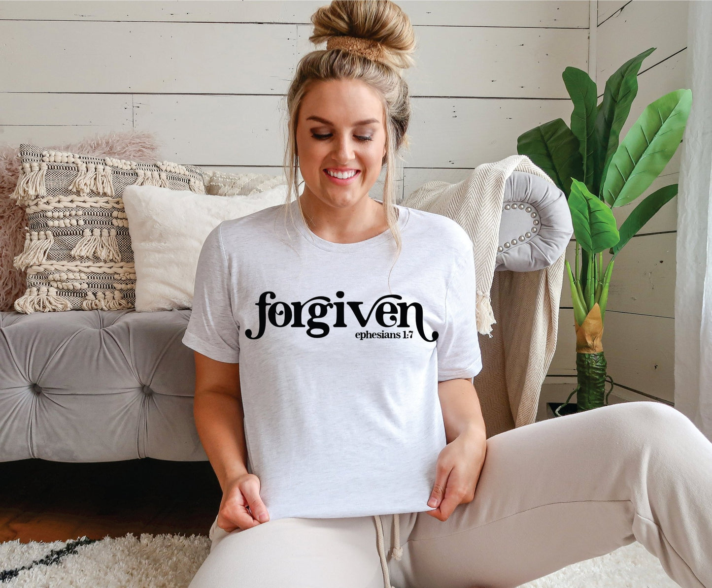 Forgiven Tee - Thistleberry Brand Boutique