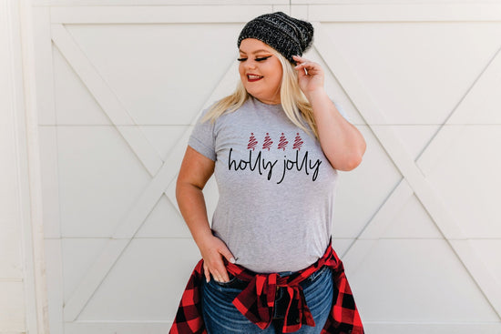 Holly Jolly Tee - Thistleberry Brand Boutique