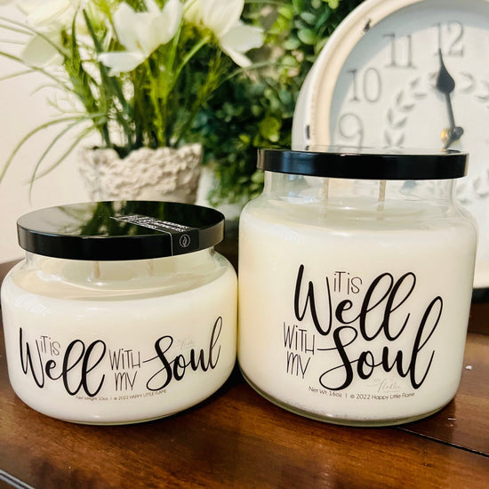 It is Well Within My Soul Candle - Thistleberry Brand Boutique