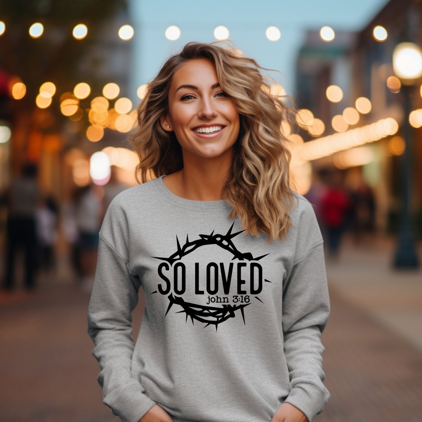 So Loved Crewneck - Thistleberry Brand Boutique
