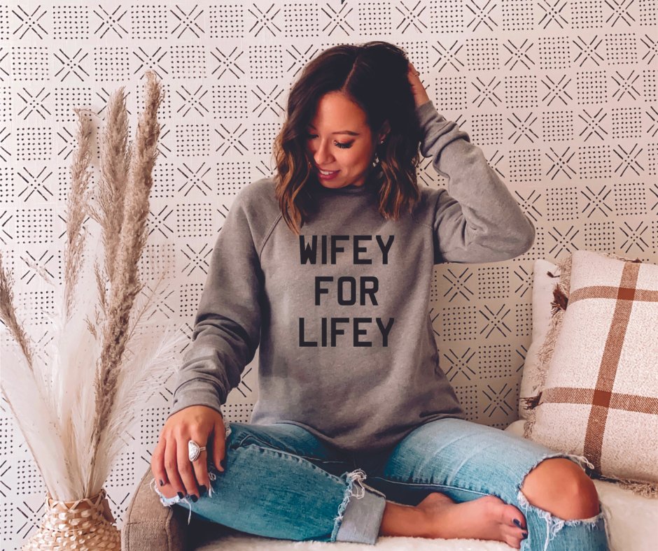 Wifey for lifey cheap sweater